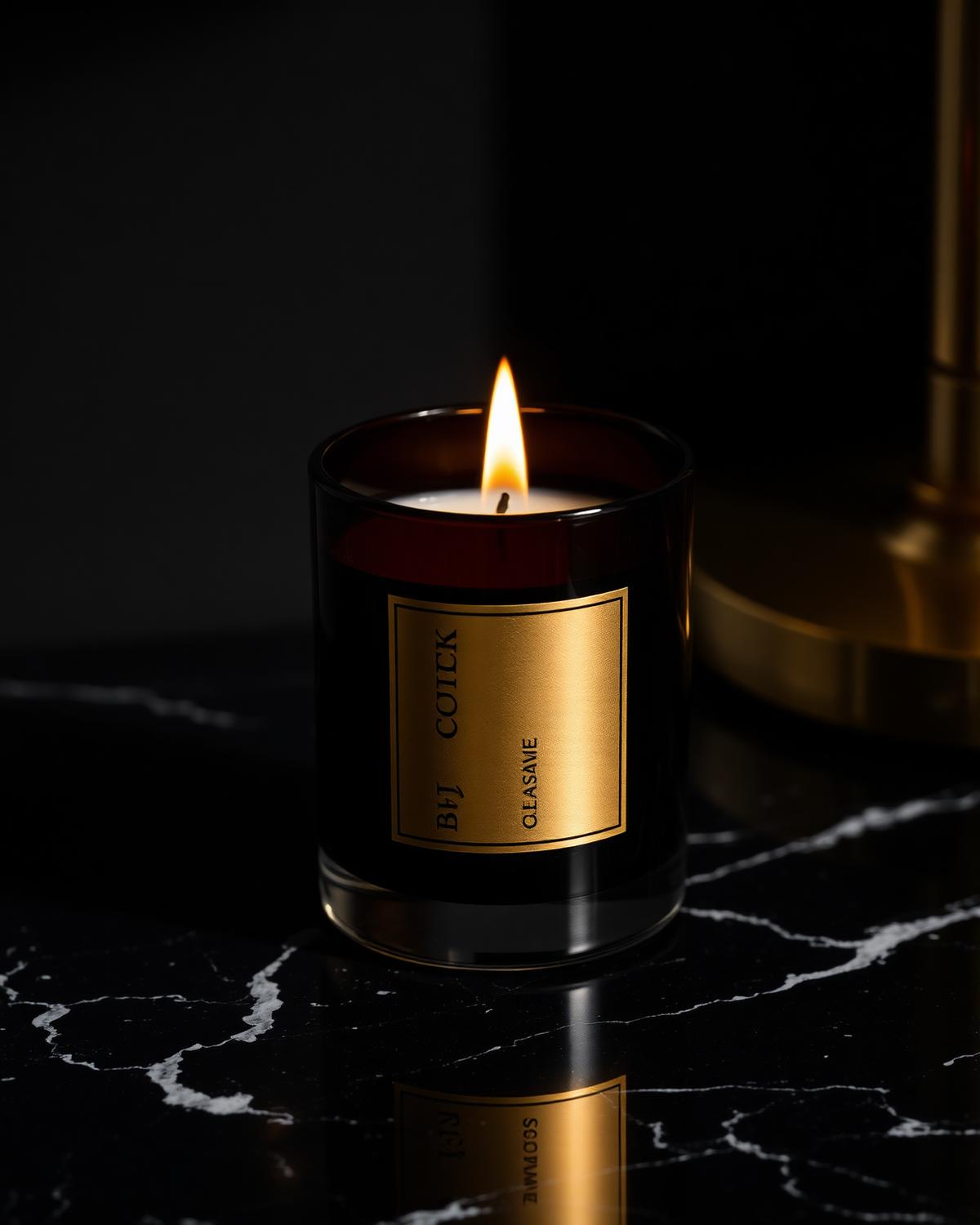 Bougie parfumée artisanale Maison JD en cire végétale